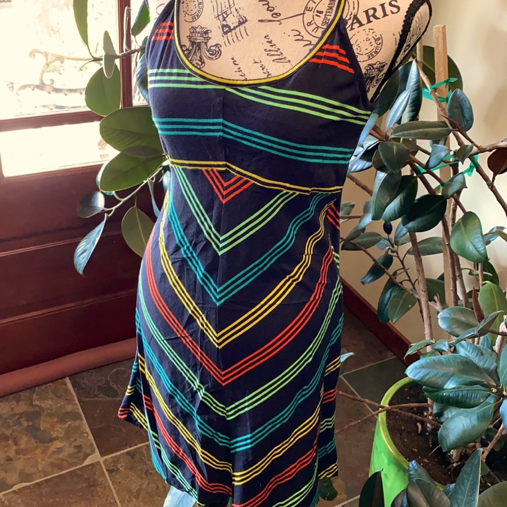 Patagonia Spright Outdoor Midi Travel Sun Sz medium black stripe - Picture 3 of 9